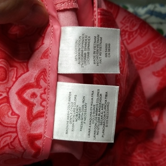 Jones New York Signature Stretch Cotton Pants Size 8 - Picture 7 of 7